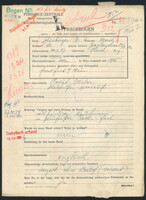 Applicant: Schönberger, Moritz; born 30.10.1887 in Sárvár (Hungary); married.