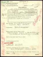 Applicant: Neufeld, Ludwig; born 30.9.1888 in Kirchberg am Wagram (Austria); married.
