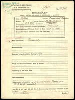Applicant: Pollak, Karoline; born 14.4.1876 in Galanta (Slovakia); married.