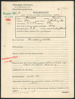 Applicant: Menczer, Paul; born 12.12.1919 in Vienna (Austria); single.