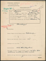 Applicant: Menczer, Simche; born 2.4.1880 in Strousow; married.