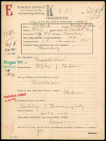 Applicant: Pollak, Rosalia; born 22.4.1897 in Klausenburg (Romania); widowed.