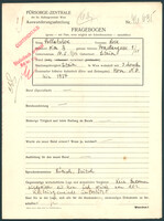 Applicant: Pollatschek, Rosa; born 16.5.1906 in Lithuania; widowed.
