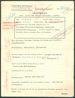 Applicant: Porges, Hans (Johann); born 20.11.1905 in Vienna (Austria); married.