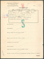 Applicant: Potok, Maria Ella; born 27.5.1905 in Kutno; married.