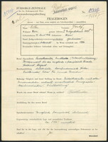 Applicant: Miller, Josef; born 12.4.1906 in Vienna (Austria); divorced.