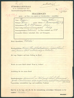 Applicant: Popper, Arthur; born 23.8.1877 in Güns (Hungary); single.