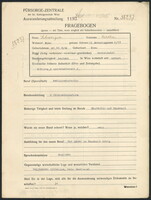 Applicant: Schweiger, Hertha; born 27.11.1912 in Vienna (Austria); married.