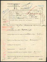 Applicant: Schweinburg, Johann; born 17.12.1886 in Pohořelice (Jihomoravsky kraj, Czech Republic); married.
