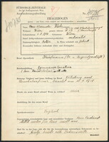 Applicant: Pick, Hans Alexander; born 6.8.1903 in Vienna (Austria); married.