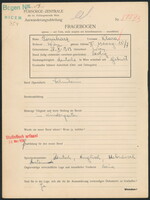 Applicant: Pierinkarz, Klara; born 28.10.1919 in Vienna (Austria); single.