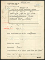 Applicant: Pimper g. b. Shönvald, Irene; born 26.12.1897 in Rechnitz (Austria); divorced.