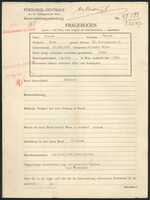 Applicant: Piepes, Rachel; born 20.3.1909 in Ustrzyki, Dolne (Poland); single.