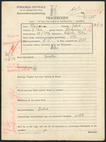 Applicant: Plagmann, Jakob; born 15.5.1876 in Bibrka (Ukraine); married.