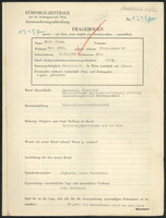 Applicant: Pless, Edwin; born 24.11.1909 in Vienna (Austria); single.