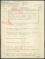 Applicant: Pless, Hans Graf; born 23.10.1894 in Frankfurt am Main (Germany); single.