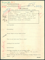 Applicant: Silberschein, Ethel; born 14.12.1870 in Kossow (Ukraine); widowed.