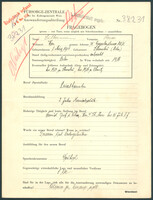 Applicant: Silbermann, Roses; born 1.3.1904 in Stanislau; married.