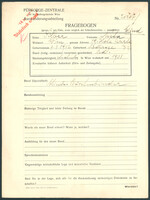 Applicant: Silber, Nuta; born 7.3.1912 in Siedlce (Poland); single.
