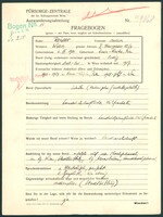 Applicant: Reiser, Szulim; born 6.12.1920 in Rawa-ruska; single.