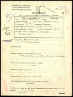 Applicant: Rendelstein, Sara; born 10.6.1877 in Ternopilʹ (Ukraine); widowed.