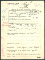 Applicant: Reiss, Frieda Rasa; born 14.10.1914 in Ustrzyki Dolne (Poland); single.