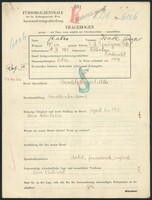 Applicant: Rates, Isak; born 9.12.1907 in Rohatyn; married.