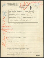 Applicant: Reinharz Rappaport, Samuel; born 29.6.1879 in Stryĭ (Ukraine); married.
