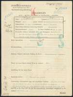 Applicant: Rauch, Hermann; born 15.3.1882 in Sanok; married.