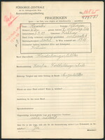 Applicant: Rawicki, Chaim; born 5.9.1909 in Chișinău (Moldova); married.