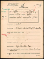 Applicant: Rubin, Friedrich; born 10.2.1917 in Vienna (Austria); single.