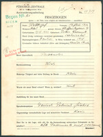 Applicant: Rofkojof, Naftali Ber; born 14.9.1900 in Gromnitz; married.