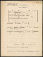 Applicant: Rimalt, Elimelech Simon; born 1.11.1907 in Bochnia (Poland); married.