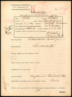 Applicant: Roth, Martin; born 5.1.1907 in Rătești (Satu Mare, Romania); single.