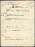Applicant: Rjaboi, Abram; born 15.4.1885 in Ribniza (Moldova); married.