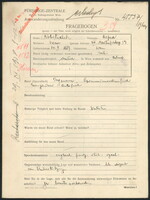 Applicant: Robitschek, Alfred; born 24.10.1887 in Vienna (Austria); married.