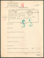 Applicant: Rückhaus, Chane; born 15.2.1875 in Sadhora (Chernivtsi, Ukraine); widowed.