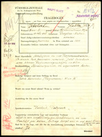 Applicant: Sobelsohn, Hella; born 23.3.1895 in Podgorze (Krakow, Poland); widowed.