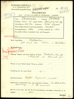 Applicant: Sommer, Valerie; born 20.1.1900 in Ertau (Hungary); widowed.