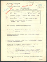 Applicant: Marbach, Jethy; born 12.6.1896 in Jarosław (Poland); single.