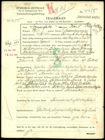 Applicant: Sonnenfeld, Karl; born 12.7.1900 in Buczany (Slovakia) ; single.