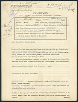 Applicant: Pauker, Dawid; born 2.2.1885 in Unter Stanestie A/Cz. (Rumania); married.