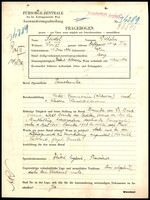 Applicant: Seidel, Wilhelm; born 11.6.1896 in Vienna (Austria); single.