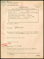 Applicant: Sessel, Arnold; born 17.5.1890 in Znojmo (Czech Republic); married.