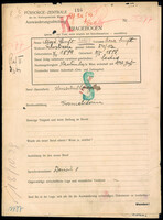 Applicant: Senft, Rosa; born 5.5.1898 in Sądowa Wisznia (Ukraine); no status registered.