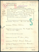 Applicant: Reichel, Heinrich; born 21.11.1894 in Leszniów (Ukraine); married.