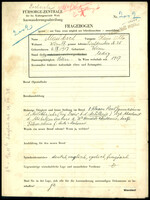 Applicant: Mauksch, Hans Otto; born 6.9.1917 in Vienna (Austria); single.