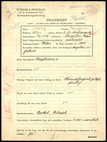 Applicant: Wang, Benjamin; born 5.9.1886 in Boryslaw (Poland); married.