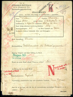 Applicant: Weber, Harry; born 13.8.1921 in Kierling Bei Wien; single.