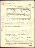 Applicant: Weidenfeld, Manfred; born 25.2.1920 in Cernauti; single.